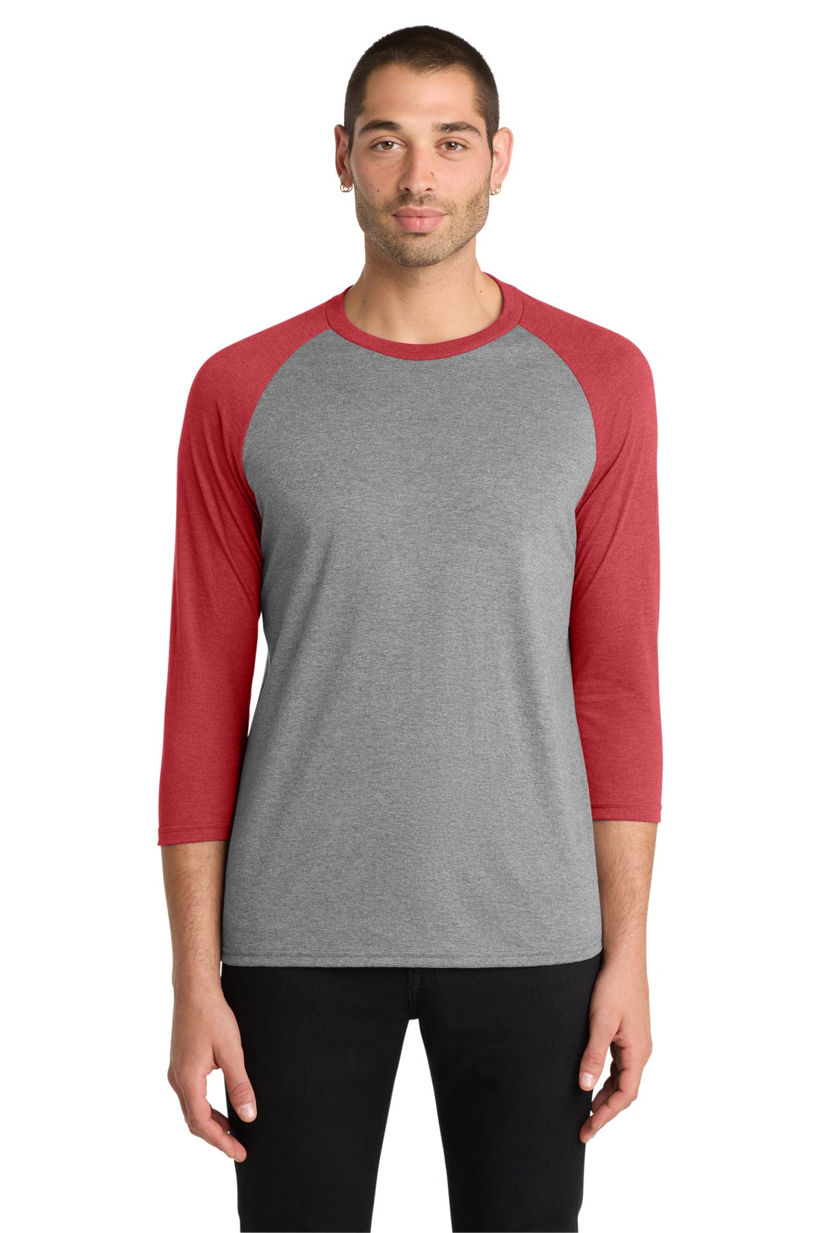 District  Perfect Tri 3/4-Sleeve Raglan. DM136