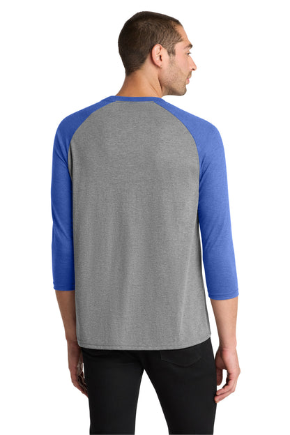 District  Perfect Tri 3/4-Sleeve Raglan. DM136