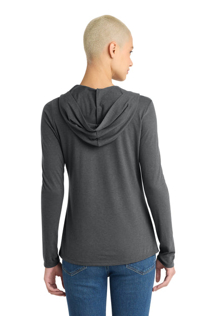 District Women's Perfect Tri Long Sleeve Hoodie. DM139L