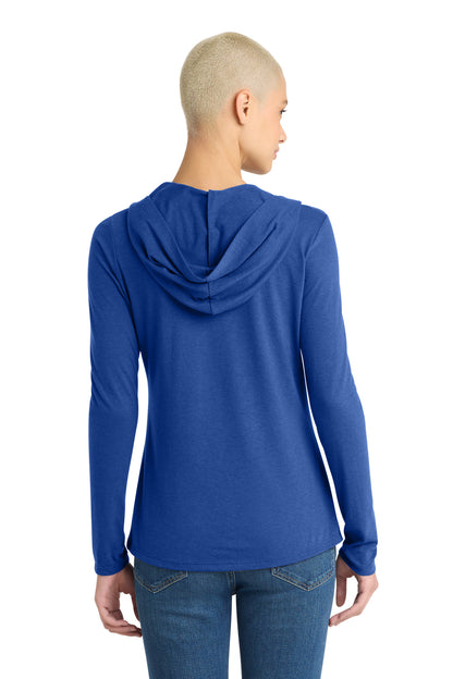 District Women's Perfect Tri Long Sleeve Hoodie. DM139L