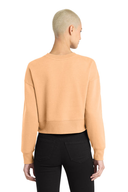 District  Women's Perfect Weight  Fleece Cropped Crew DT1105