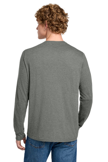 District Perfect Tri Long Sleeve Henley DT145