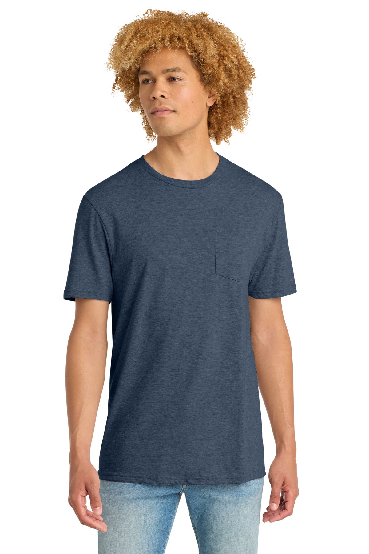 District Very Important Tee with Pocket. DT6000P