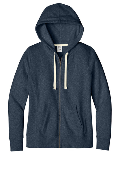 District Women's Re-FleeceFull-Zip Hoodie DT8103