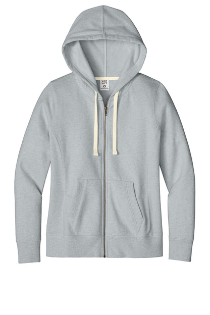 District Women's Re-FleeceFull-Zip Hoodie DT8103