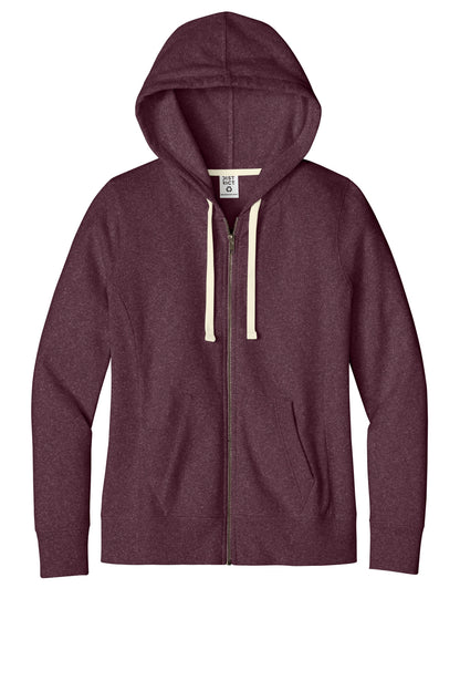 District Women's Re-FleeceFull-Zip Hoodie DT8103