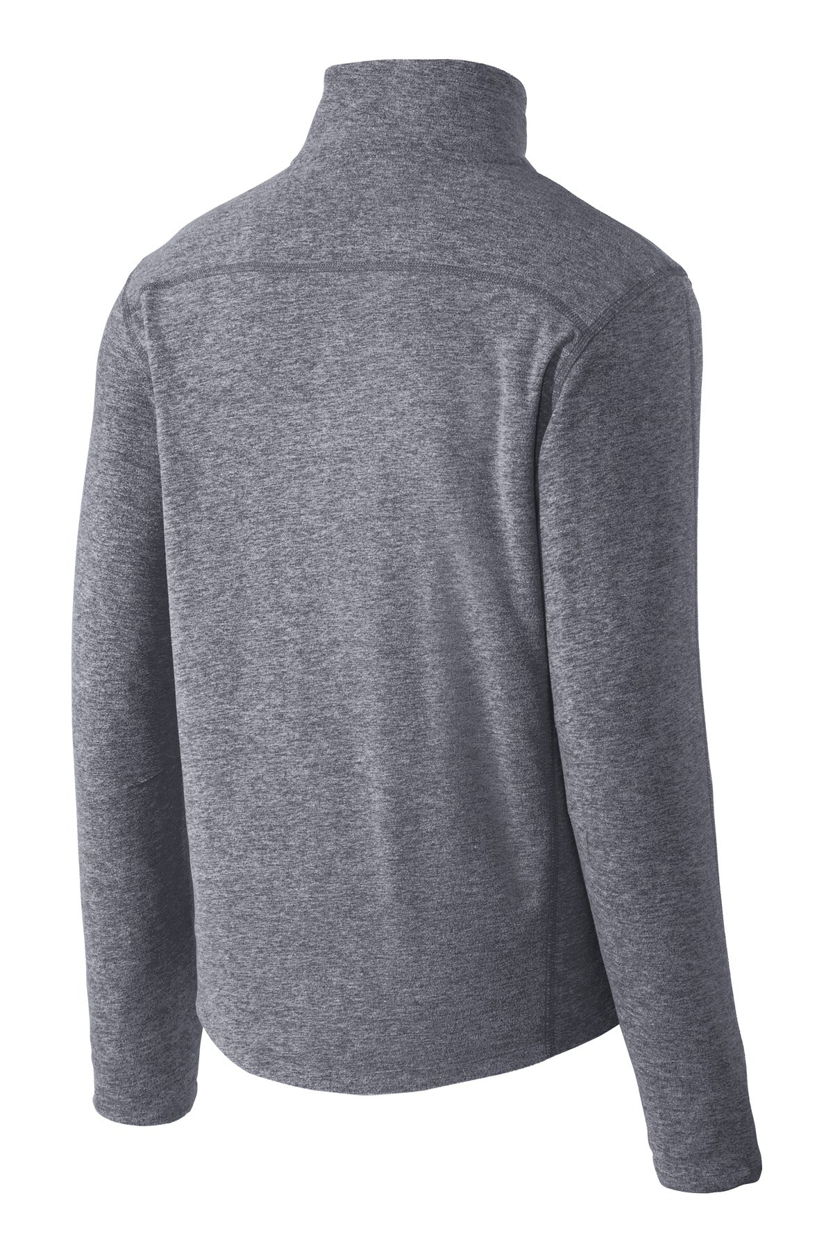 Port Authority Heather Microfleece Full-Zip Jacket. F235