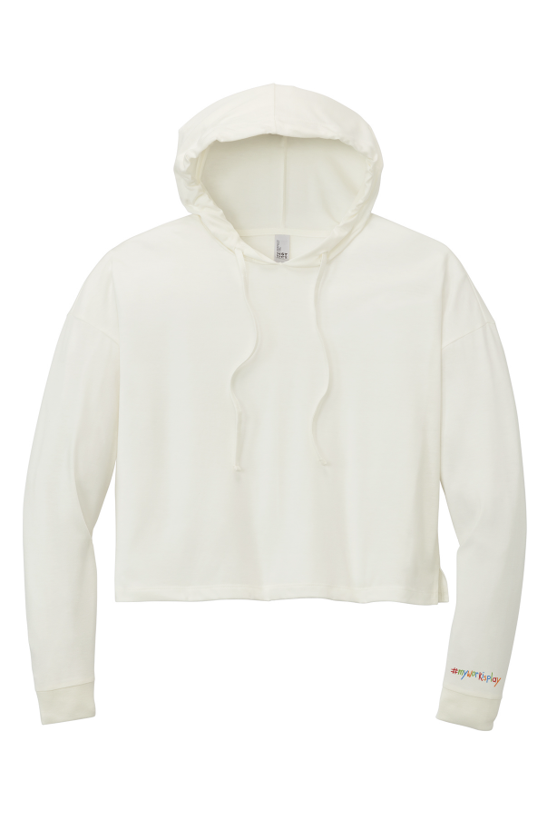 CC District® Women’s Perfect Tri® Midi Long Sleeve Hoodie (wrist and back prints)