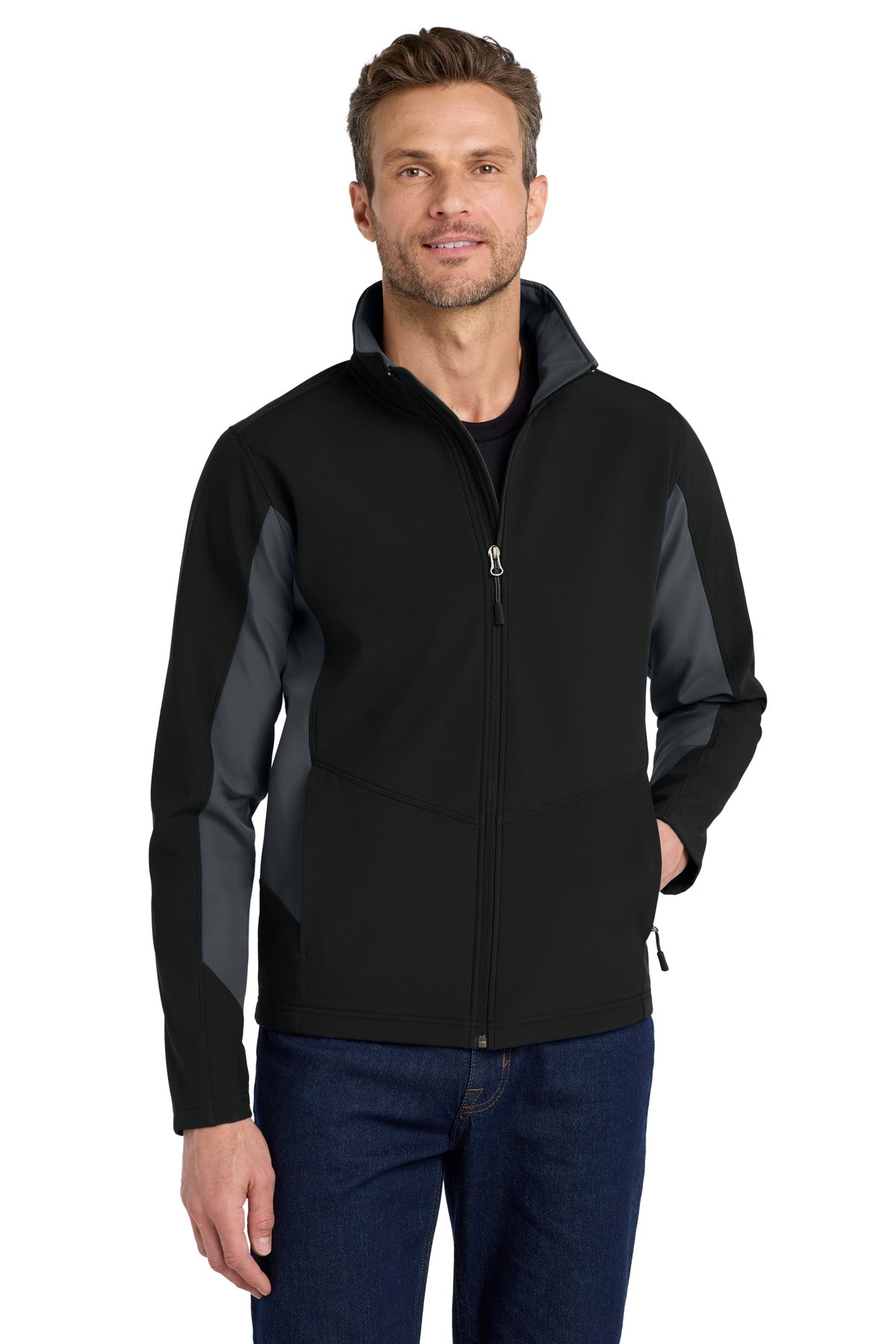 Port Authority Core Colorblock Soft Shell Jacket. J318 – Twinkle