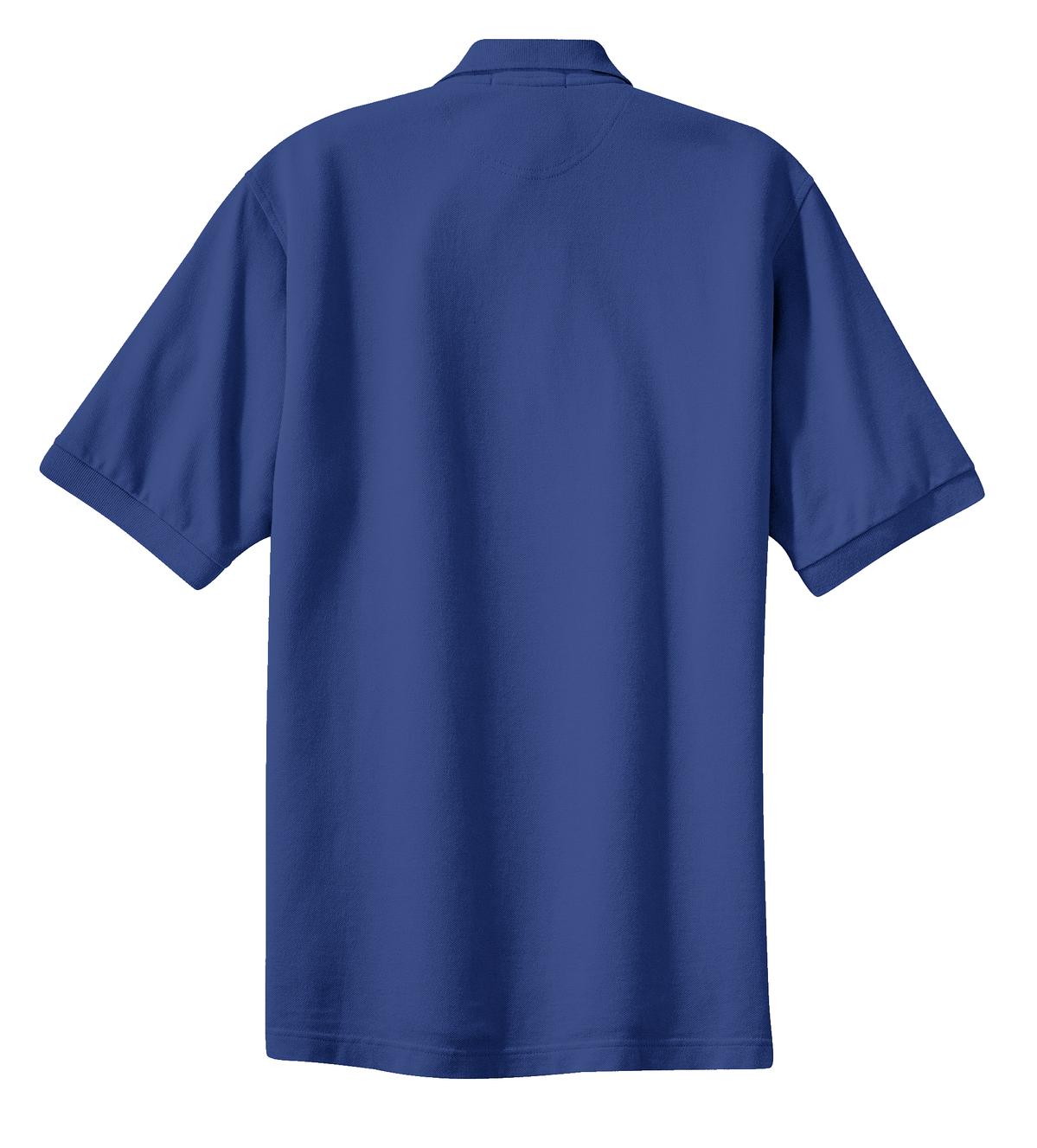 Port Authority Tall Heavyweight Cotton Pique Polo.  TLK420