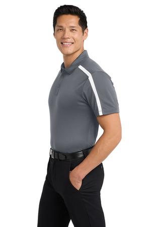 Port Authority Silk Touch Performance Colorblock Stripe Polo. K547