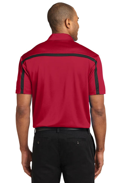 Port Authority Silk Touch Performance Colorblock Stripe Polo. K547
