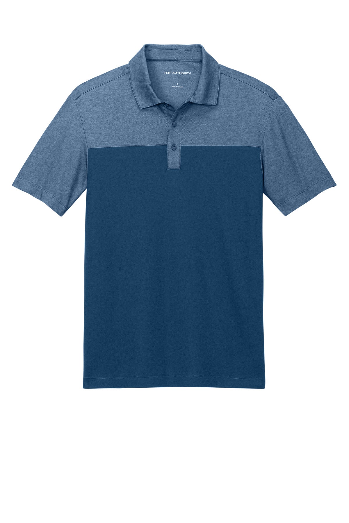 Port Authority Fine Pique Blend Blocked Polo K831