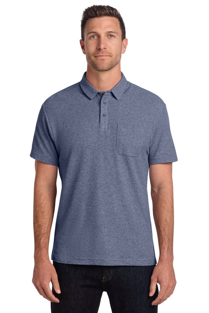 Port Authority C-FREE Cotton Blend Pique Pocket Polo K868