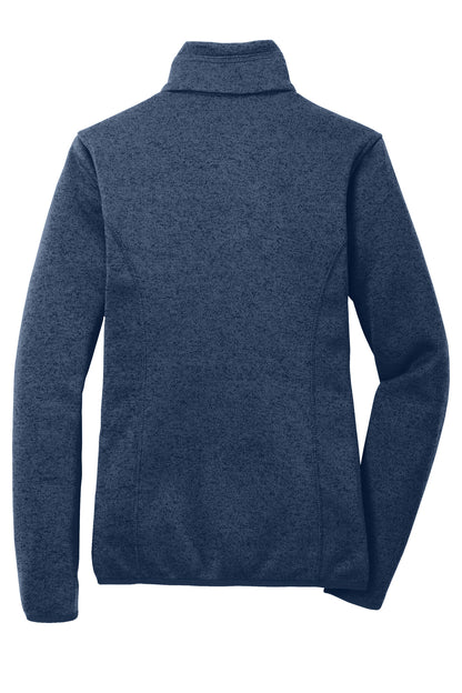 Port Authority Women's Sweater Fleece Jacket. L232