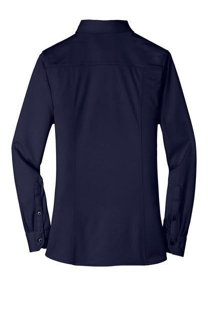 Port Authority Women's Dimension Knit Dress Shirt. L570