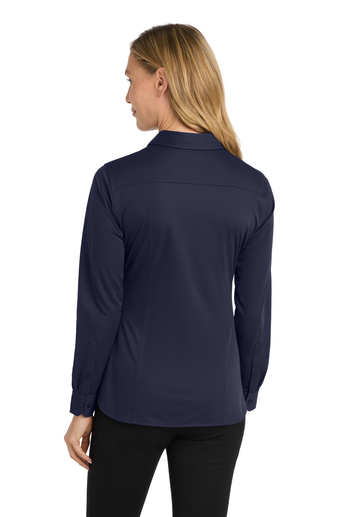 Port Authority Women's Dimension Knit Dress Shirt. L570