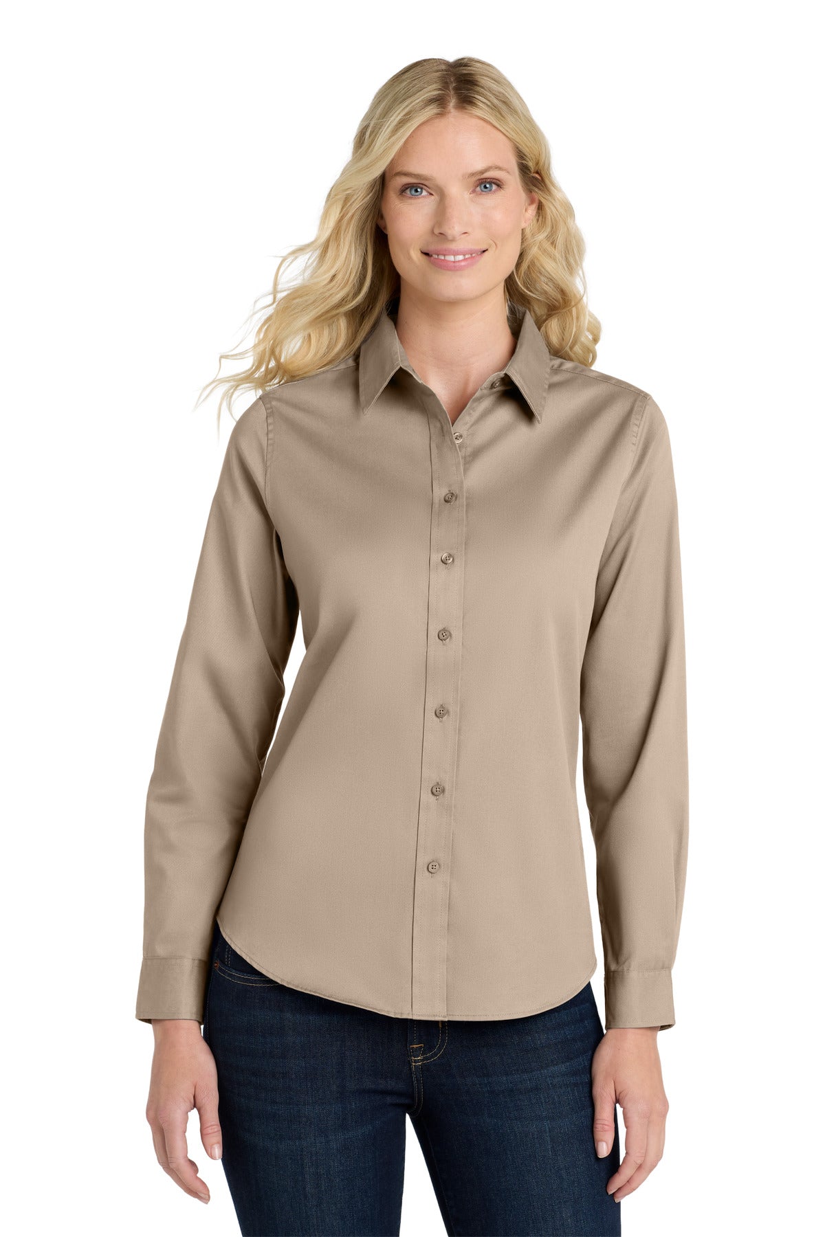 Port Authority Women's Long Sleeve Easy Care Shirt.  L608