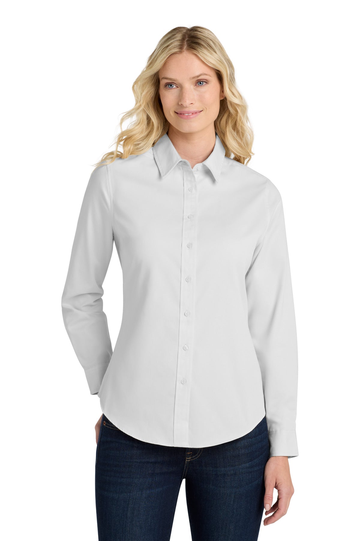 Port Authority Women's Long Sleeve Easy Care Shirt.  L608