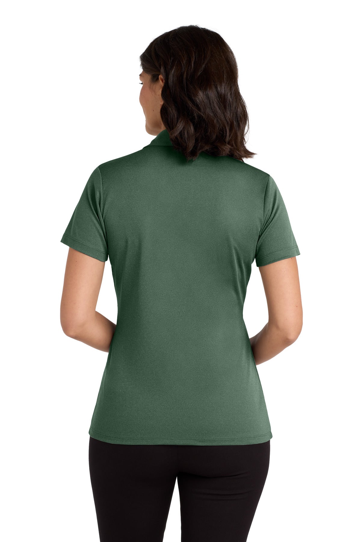 Port Authority  Women's Heathered Silk Touch  Performance Polo. LK542