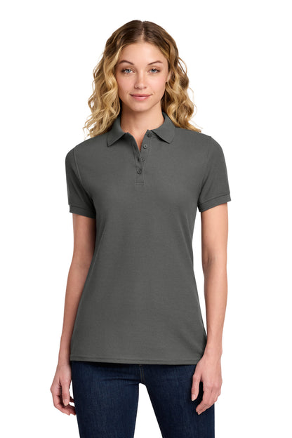 Port & Co Women's Core Blend Pique Polo. LKP155
