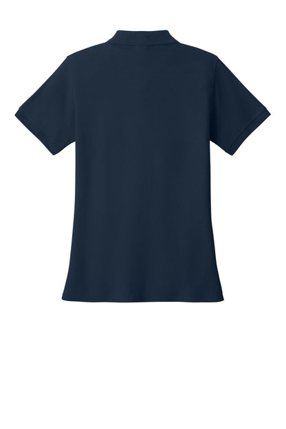 Port & Co Women's Core Blend Pique Polo. LKP155