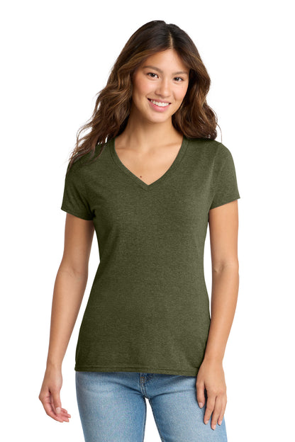 Port & Co Women's Tri-Blend V-Neck Tee. LPC330V