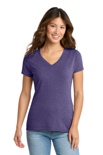 Port & Co Women's Tri-Blend V-Neck Tee. LPC330V