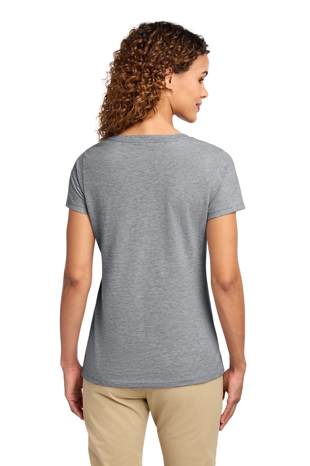 Port & Co Women's Fan Favorite V-Neck Tee. LPC450V