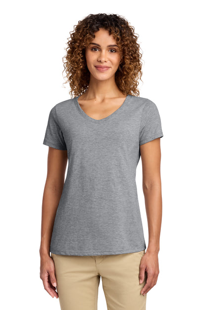 Port & Co Women's Fan Favorite V-Neck Tee. LPC450V