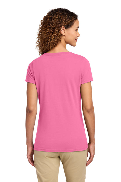 Port & Co Women's Fan Favorite V-Neck Tee. LPC450V