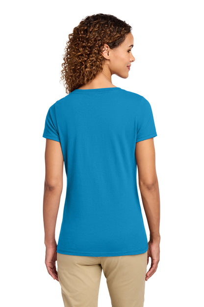 Port & Co Women's Fan Favorite V-Neck Tee. LPC450V