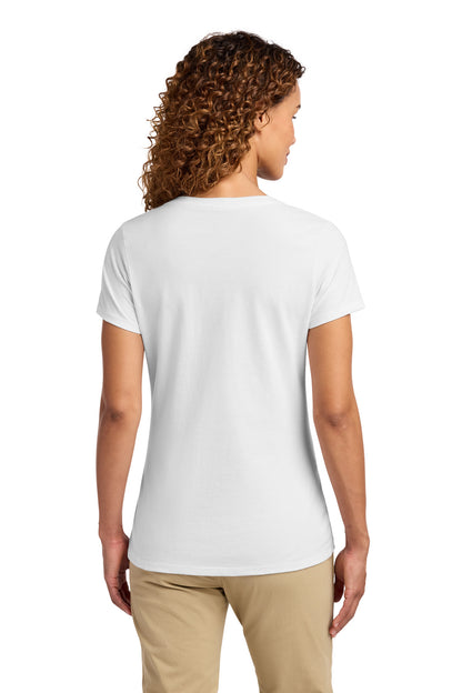 Port & Co Women's Fan Favorite V-Neck Tee. LPC450V