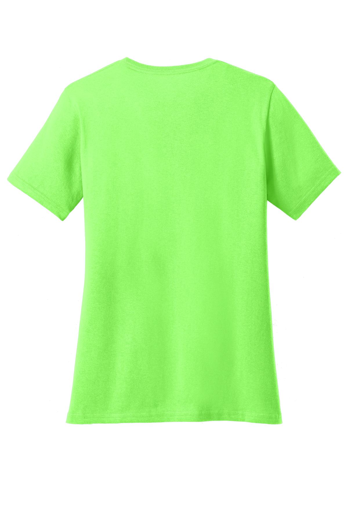 Port & Co Women's Core Cotton V-Neck Tee. LPC54V