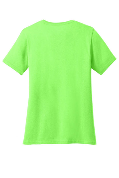 Port & Co Women's Core Cotton V-Neck Tee. LPC54V
