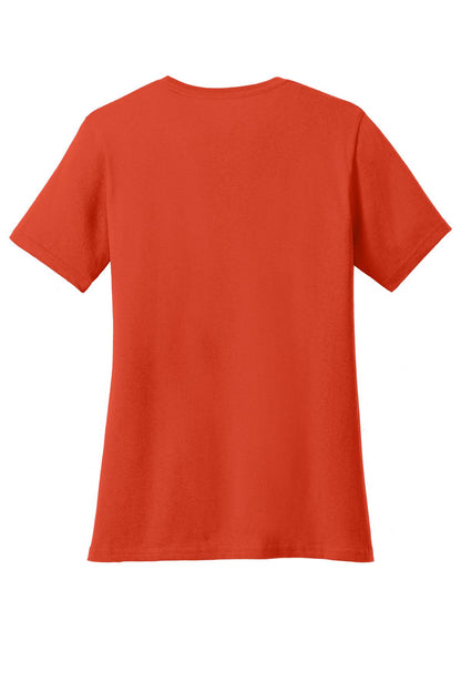 Port & Co Women's Core Cotton V-Neck Tee. LPC54V