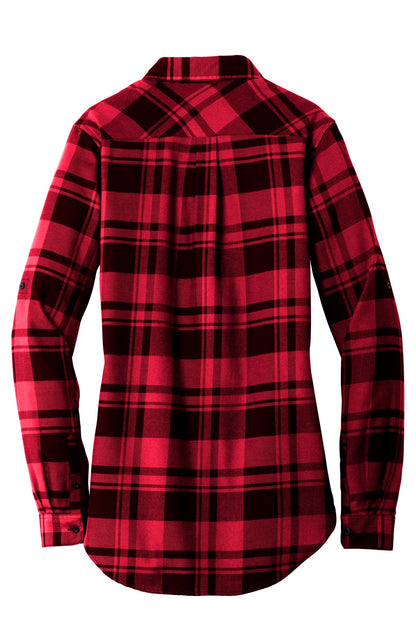 Port Authority Women's Plaid Flannel Tunic . LW668