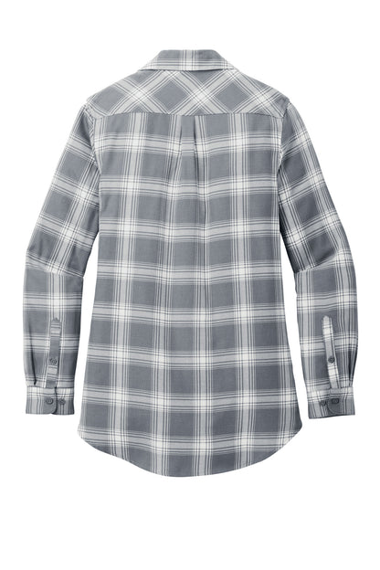 Port Authority Women's Plaid Flannel Tunic . LW668