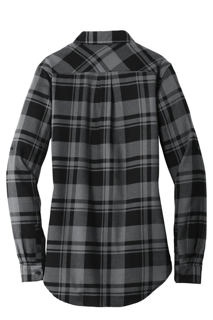 Port Authority Women's Plaid Flannel Tunic . LW668