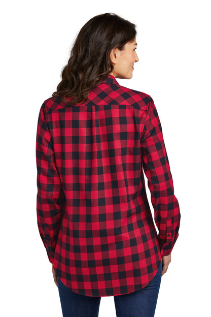 Port Authority Women's Plaid Flannel Tunic . LW668