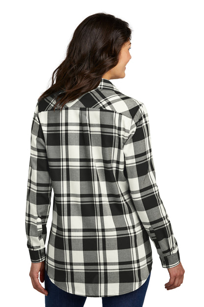 Port Authority Women's Plaid Flannel Tunic . LW668