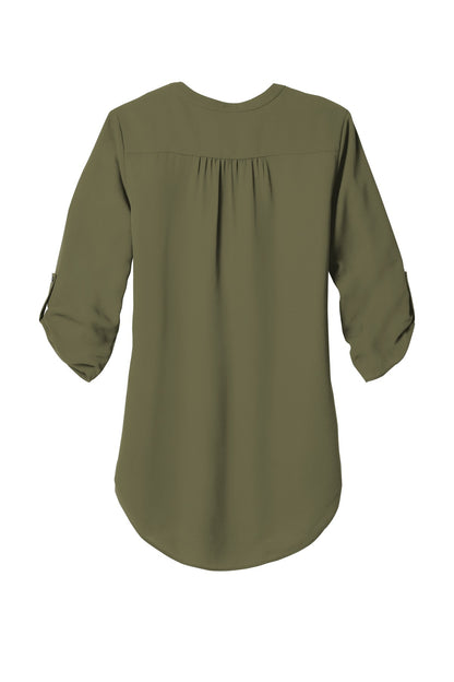 Port Authority Women's 3/4-Sleeve Tunic Blouse. LW701