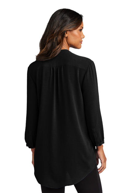 Port Authority Women's 3/4-Sleeve Textured Crepe Tunic LW713