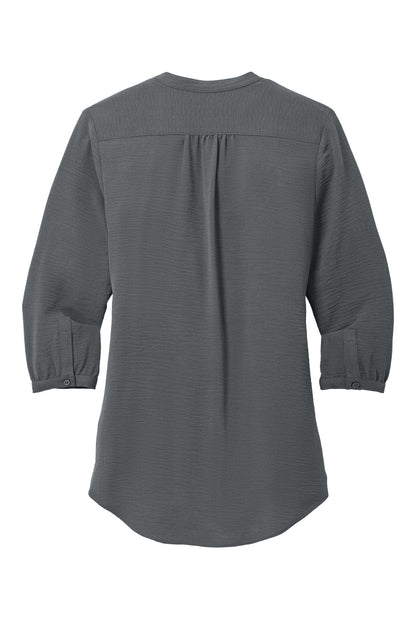 Port Authority Women's 3/4-Sleeve Textured Crepe Tunic LW713