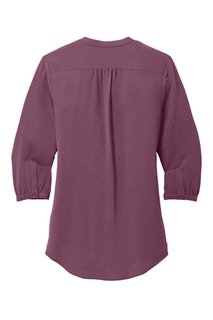 Port Authority Women's 3/4-Sleeve Textured Crepe Tunic LW713