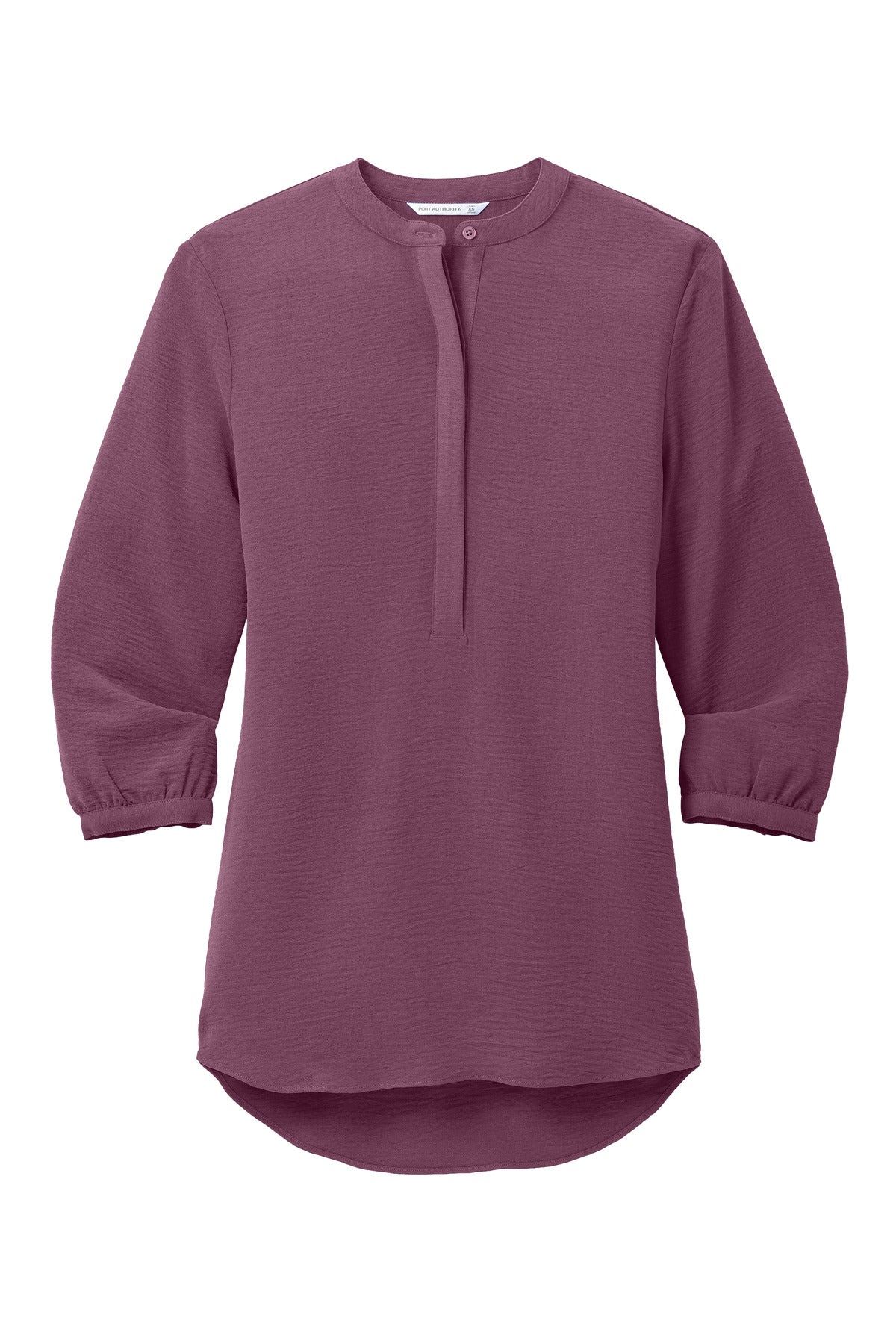 Port Authority Women's 3/4-Sleeve Textured Crepe Tunic LW713