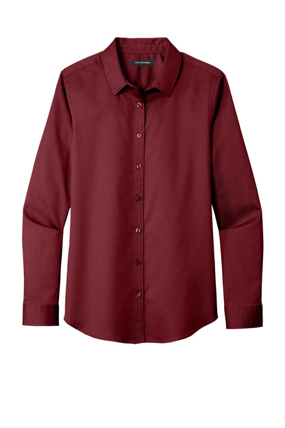 Port Authority Women's Long Sleeve SuperPro ReactTwill Shirt. LW808