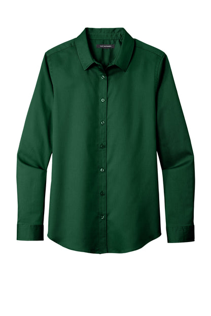 Port Authority Women's Long Sleeve SuperPro ReactTwill Shirt. LW808