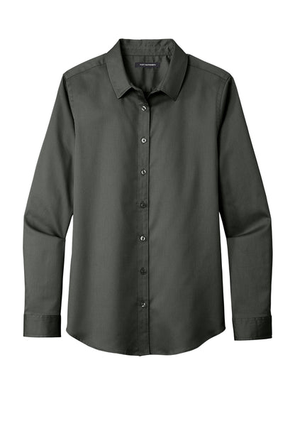 Port Authority Women's Long Sleeve SuperPro ReactTwill Shirt. LW808