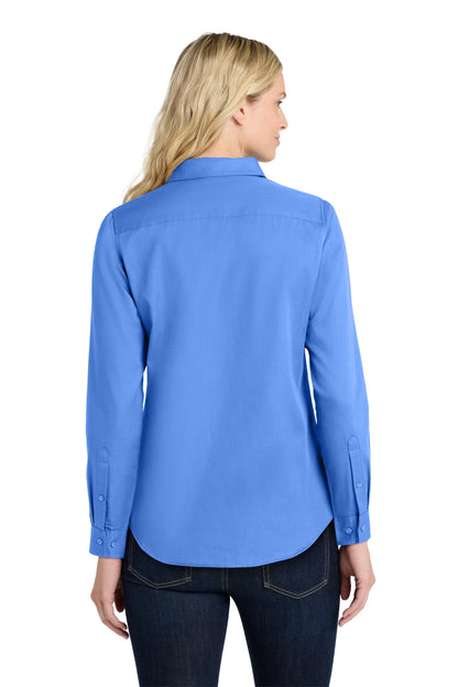 Port Authority Women's Long Sleeve SuperPro ReactTwill Shirt. LW808